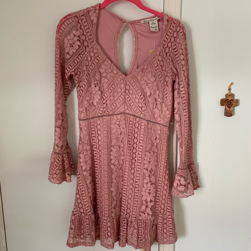 Seattle Mauve Lace dress